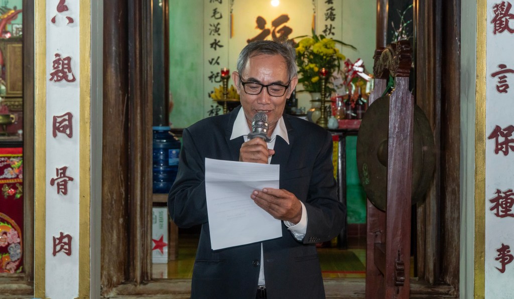 Diễn văn kỉ niệm 110 năm Đại tôn Từ đường khánh&nbsp;thành.